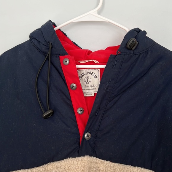 Men’s NWOT Iron and Resin Sherpa Jacket Medium - Picture 4 of 5